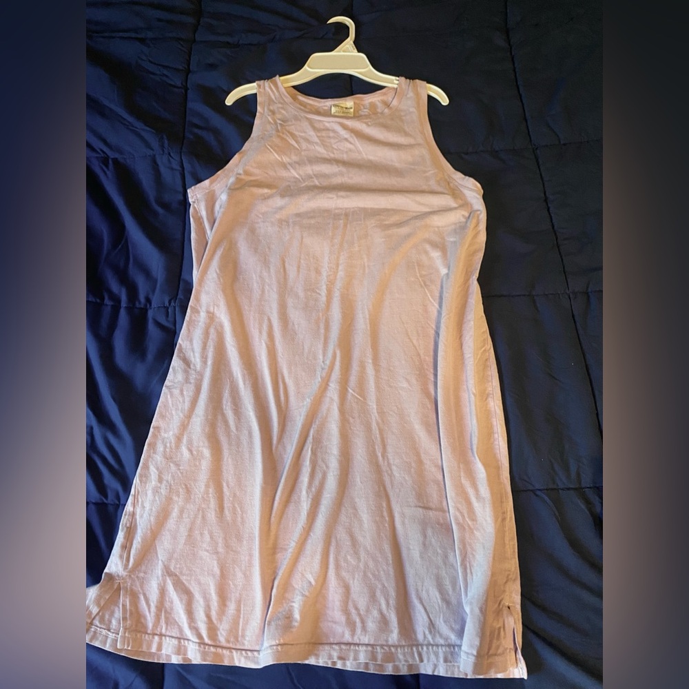 Hanes Light Purple Sleeveless Mini Dress